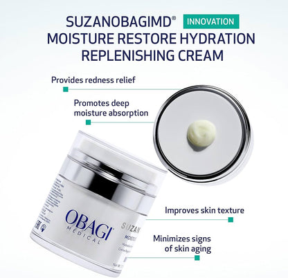 SUZANOBAGIMD® MOISTURE RESTORE Hydrating Face Moisturizer & Replenishing Cream