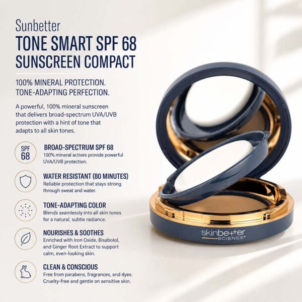 Sunbetter Advance Mineral Protection TONE SMART SPF 68 Sunscreen Compact